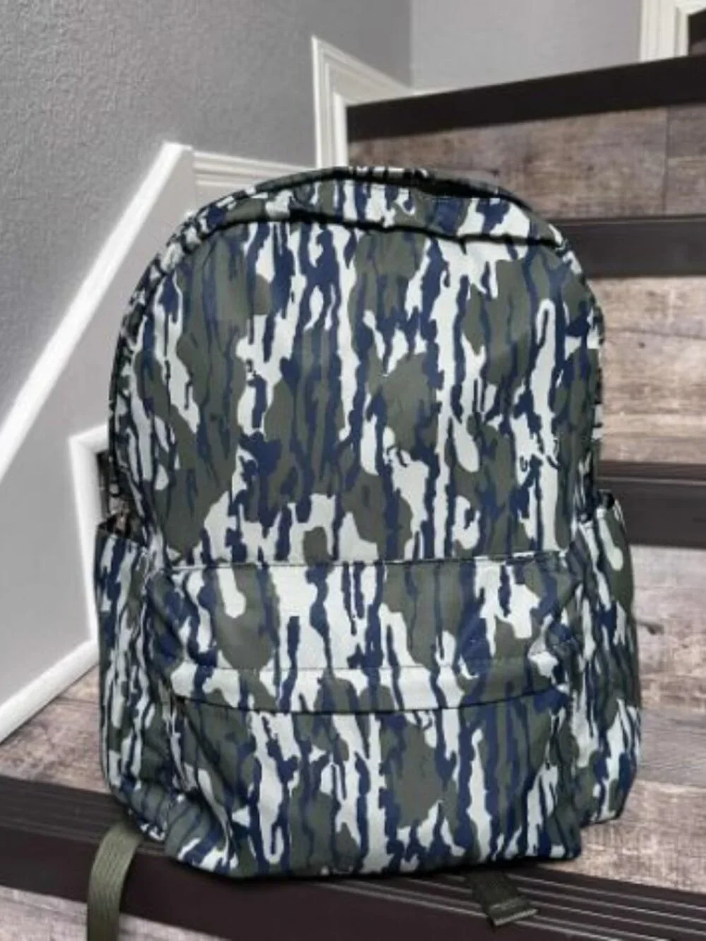 NWOT Boys Camo school Backpack, back to school NEW backpack, woods backpack